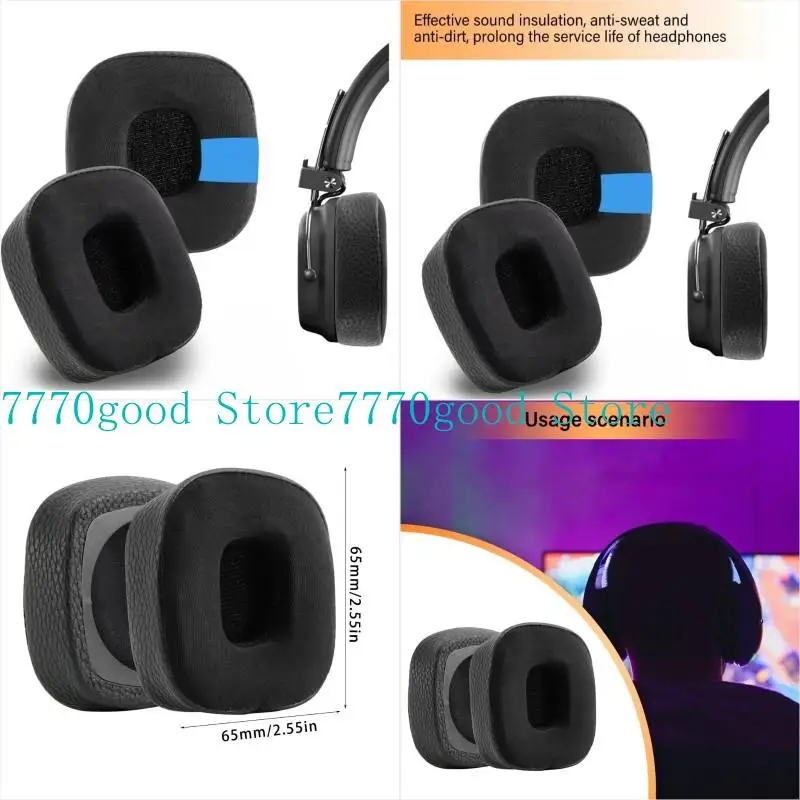 

31BA Cooling Gel Ear Cushions for III IV3 4 Over Ear Headphones Earpads Comfortable Ear Pad Replacement for Extended Wear