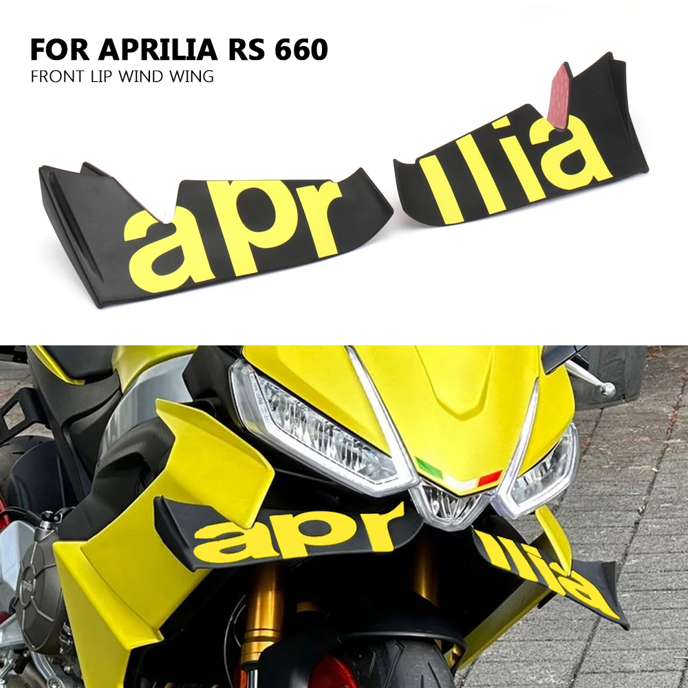 

New Naked Front Spoiler Winglet Aerodynamic Wing Kit Spoiler Motorcycle Accessories For Aprilia RS660 RS 660 rs660 rs 660