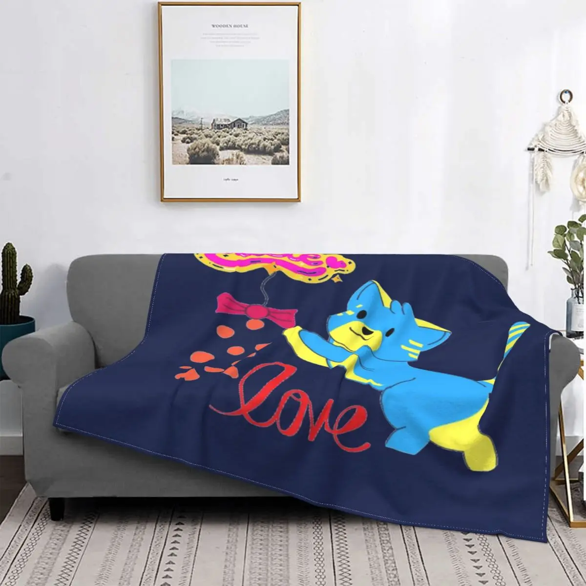 

Cutie-colcha a cuadros с изображением gato, manta para cama, пикник, для малышей