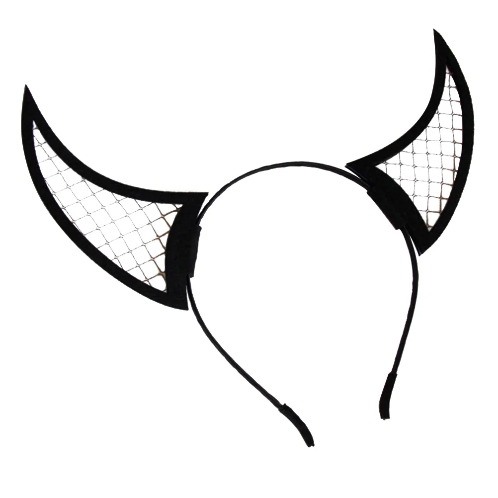 

Horn Headband Halloween Cosplay Costume Lightweight Comfortable Black One Halloween Headband Size Fits Most Headwear