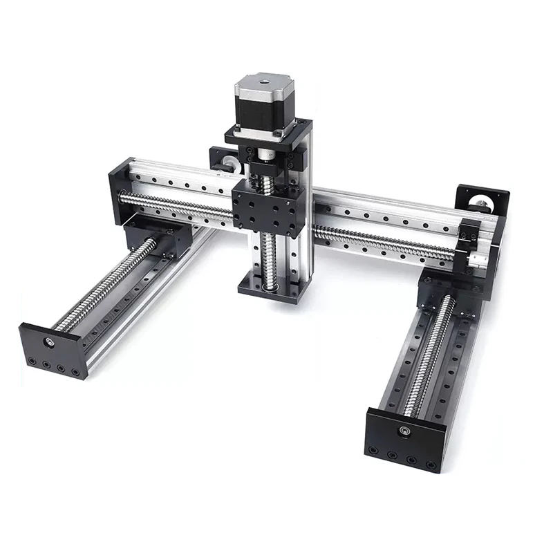 Wire Rod Three Axis Motion Platform Gantry Sliding Platform Straight Rail Cross Lift and Drop Dust Prevention