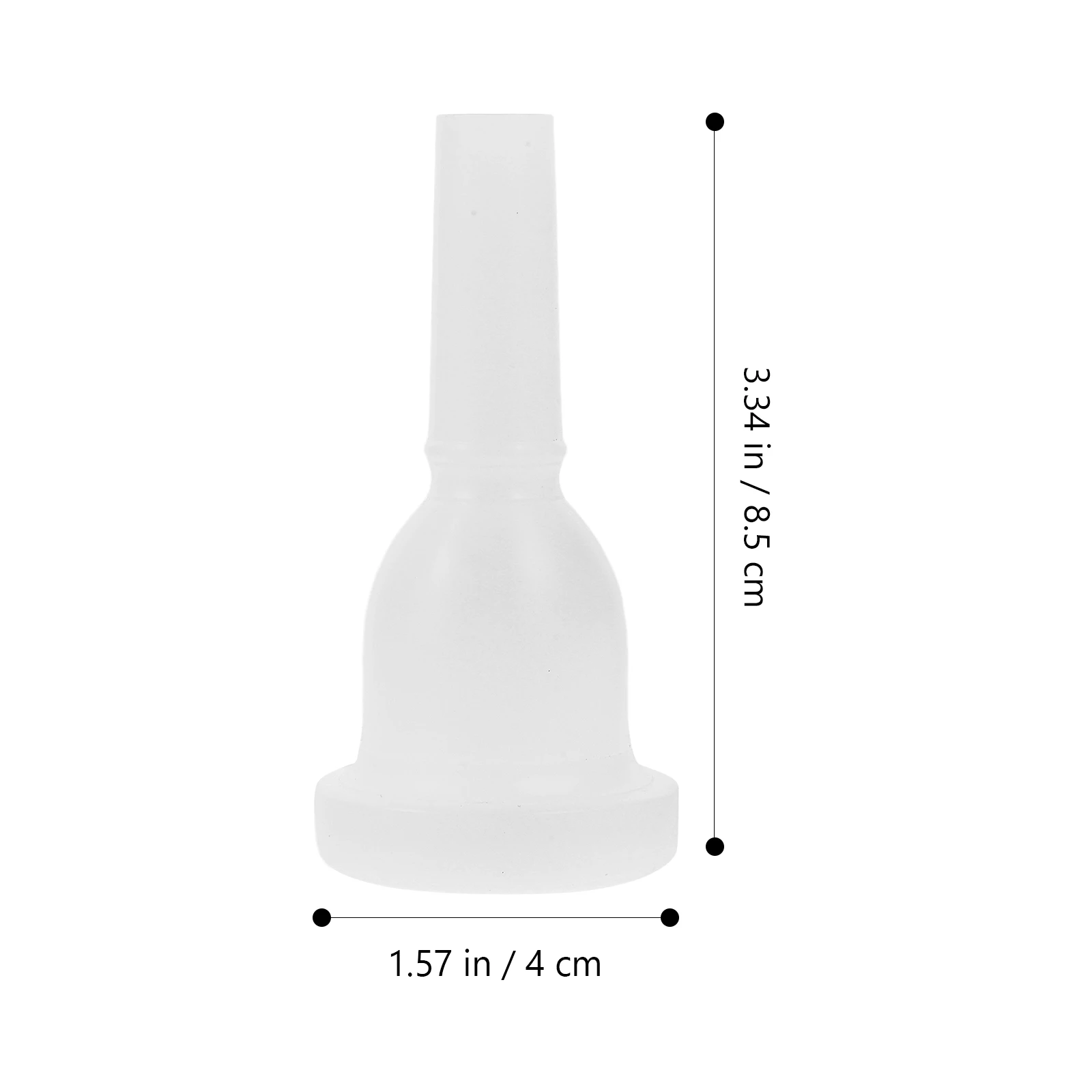 Boquilla de trombón, accesorios para instrumentos, boquillas de tubo de cobre para plástico Musical ABS, ligero, tamaño pequeño