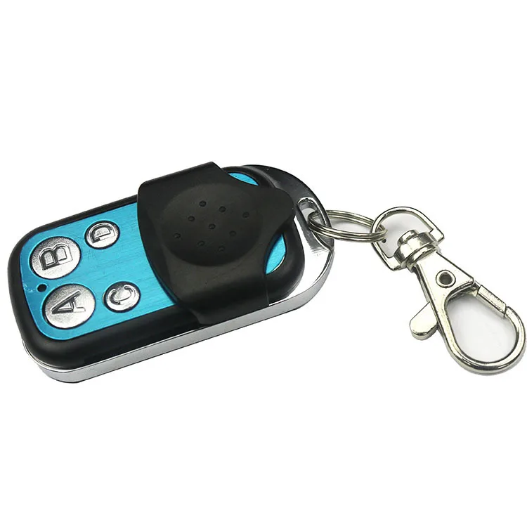 10pcs KT01-117S-4 Small Metal Four-button Remote Control Electric Roller Shutter Garage Door 433 Wireless Transmitter