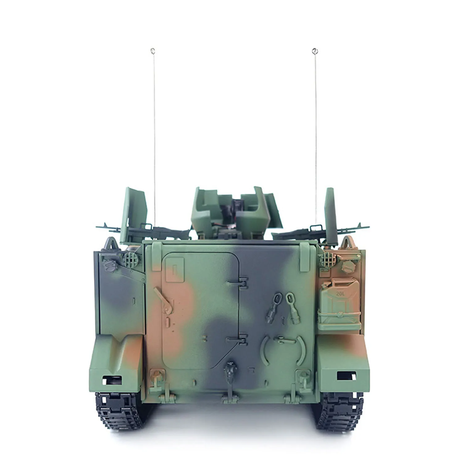 TD RC Panzer 1/16 M2412-B M113A1 ACAV 360-Revolver-Drehung Infrarot-Metallräder Getriebe Raucheinheit Funksteuerung Militärpanzer