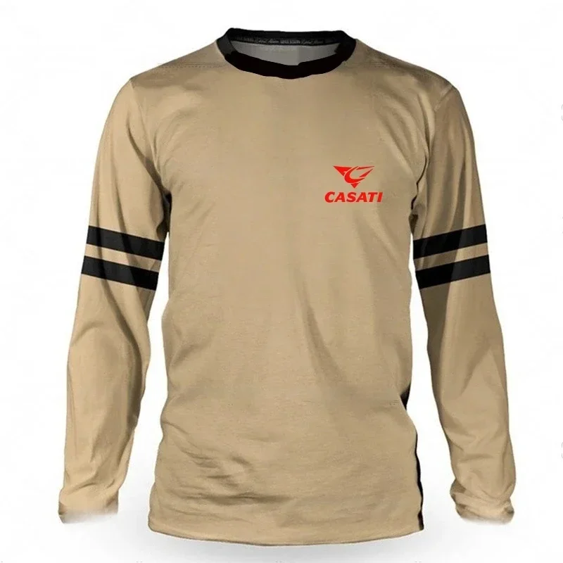 

Off Road Mountain Bike Men's Long Sleeved 3D Printed Bike Brand Cycling Suit, Men's Top Fast Drying Cycling Suit