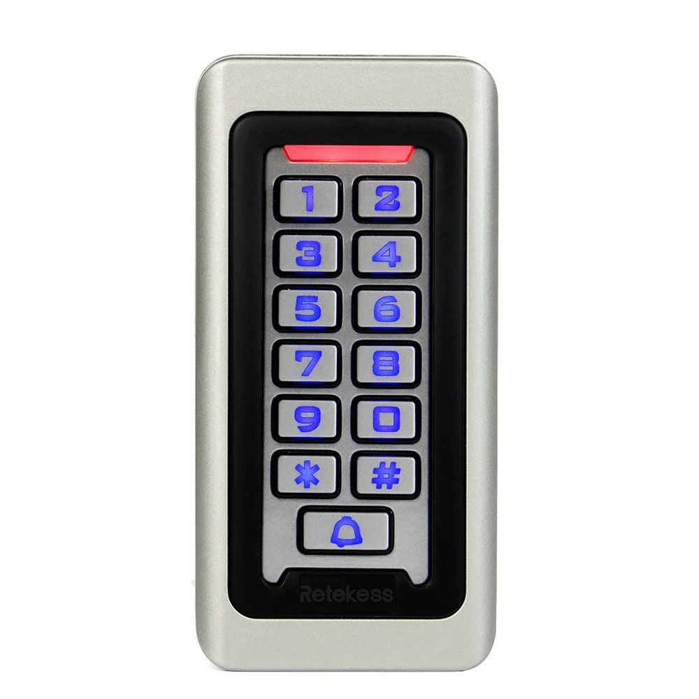 Top T-AC03 Rfid sistema di controllo accessi per porte IP68 tastiera impermeabile scheda di prossimità Standalone con 2000 utenti