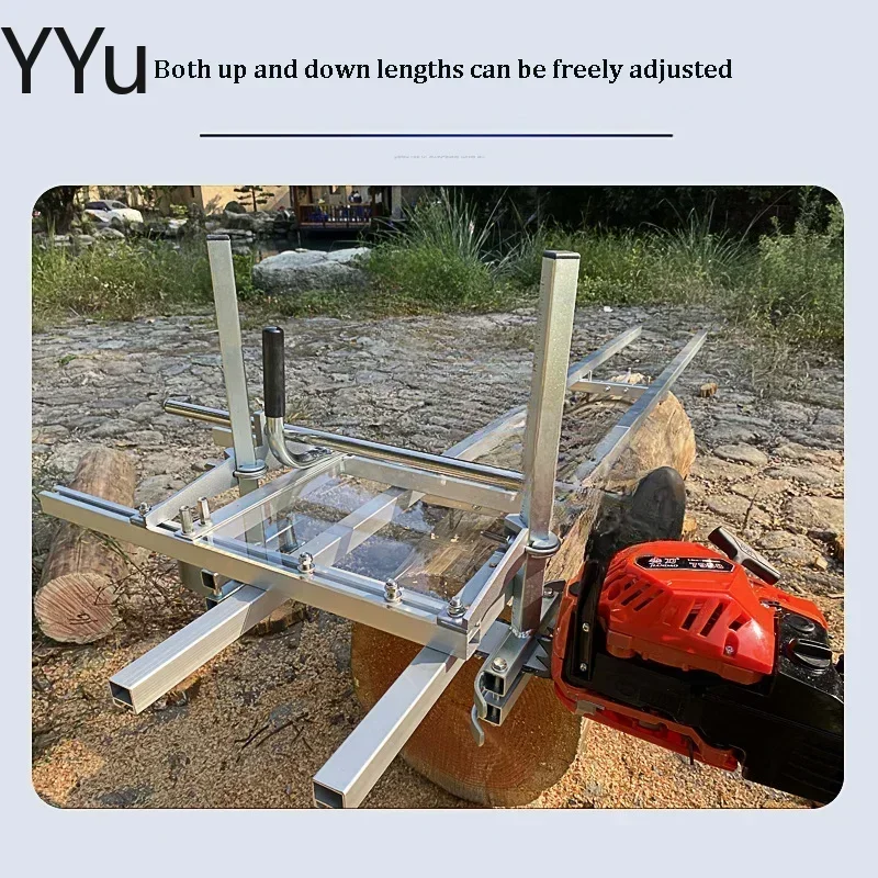 2026 Portable Chainsaw Mill Planking Milling 36 48 Inch Guide Bar Wood Lumber Cutting Chainsaw Mill Open Plate Frame