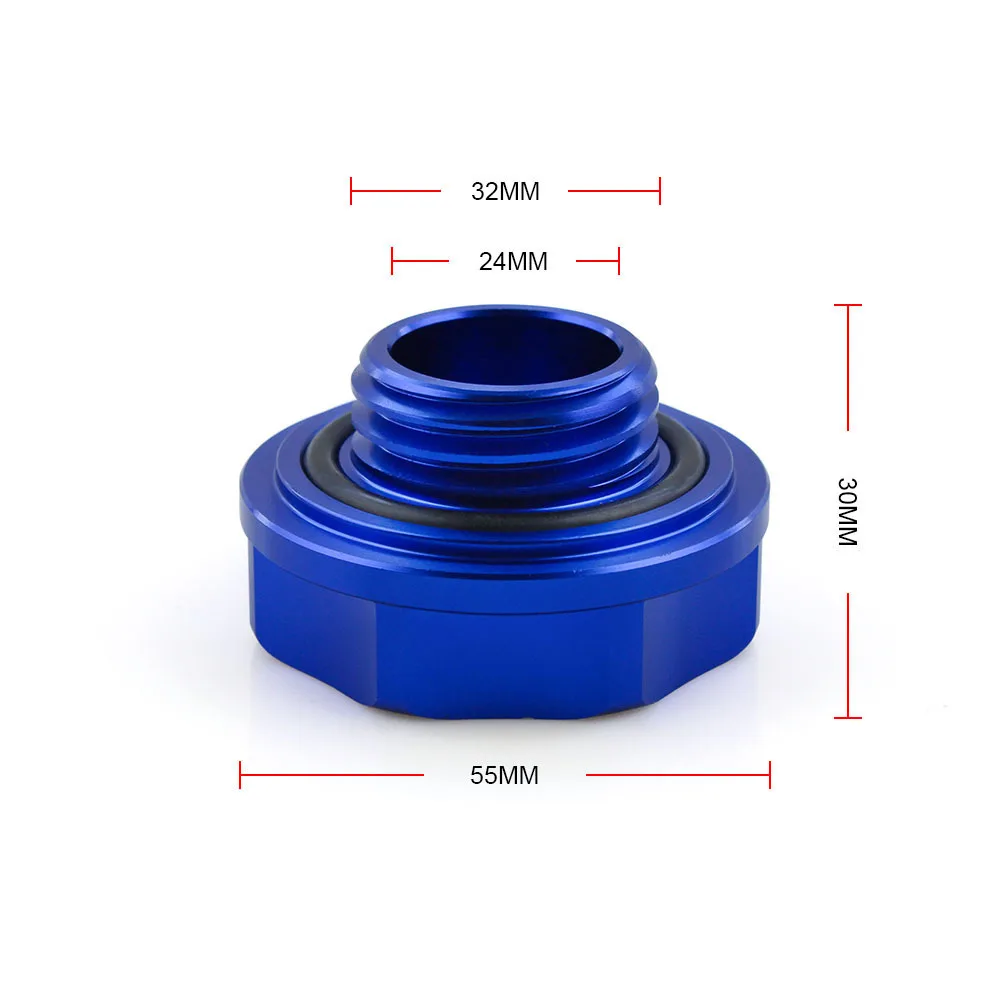 1pcs Car Oil Fuel Tank Cap Engine Filler Machine Oil Cover For Honda Civic D/B/H/K/F/L Series Mugen Cover