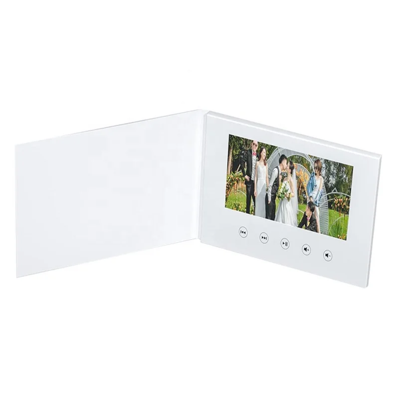 Custoum.inch LCD video card digital greeting card e-card great for birthday anniversary advertising