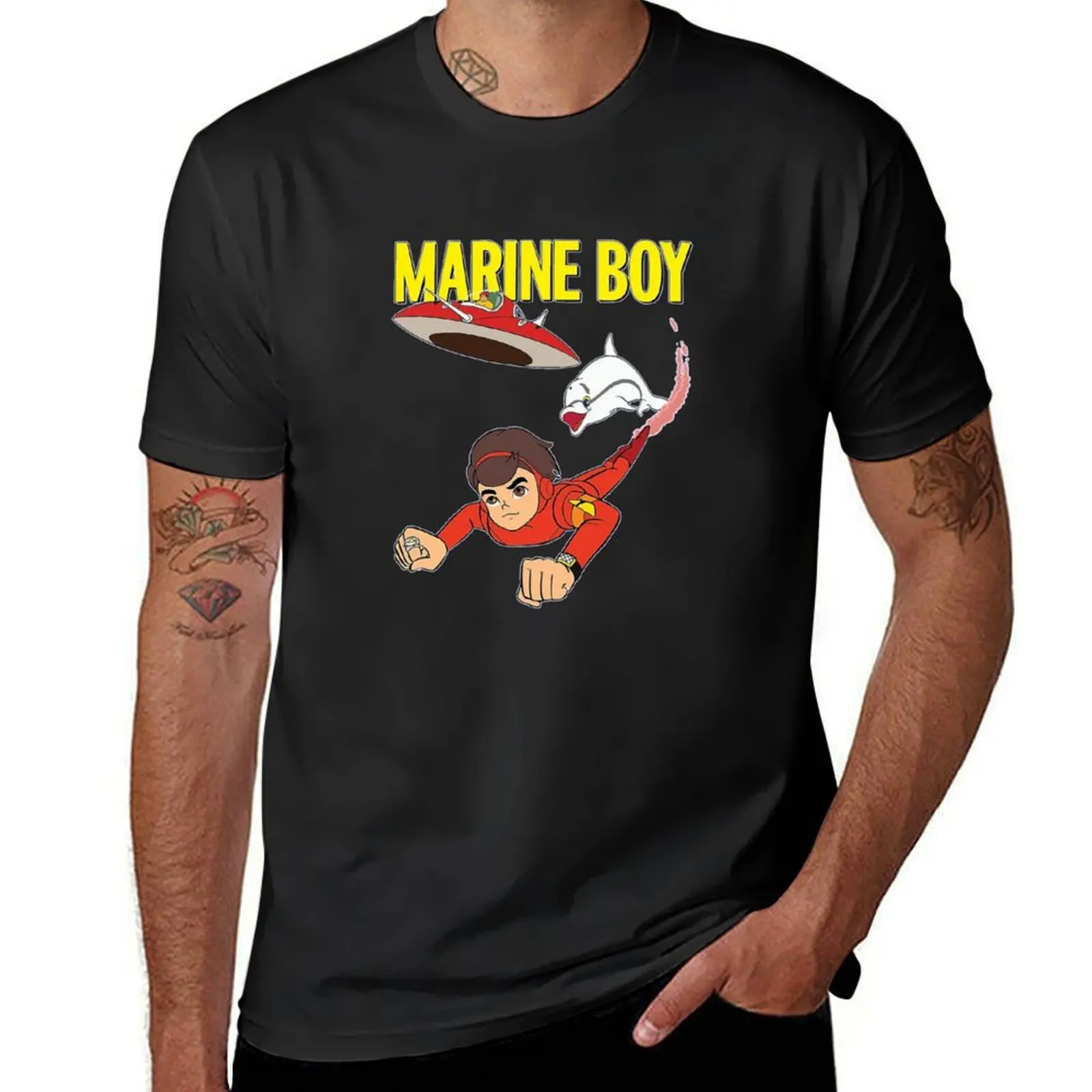 

Футболка Marine Boy, топы, футболки, Спортивные фанаты, мужские белые футболки