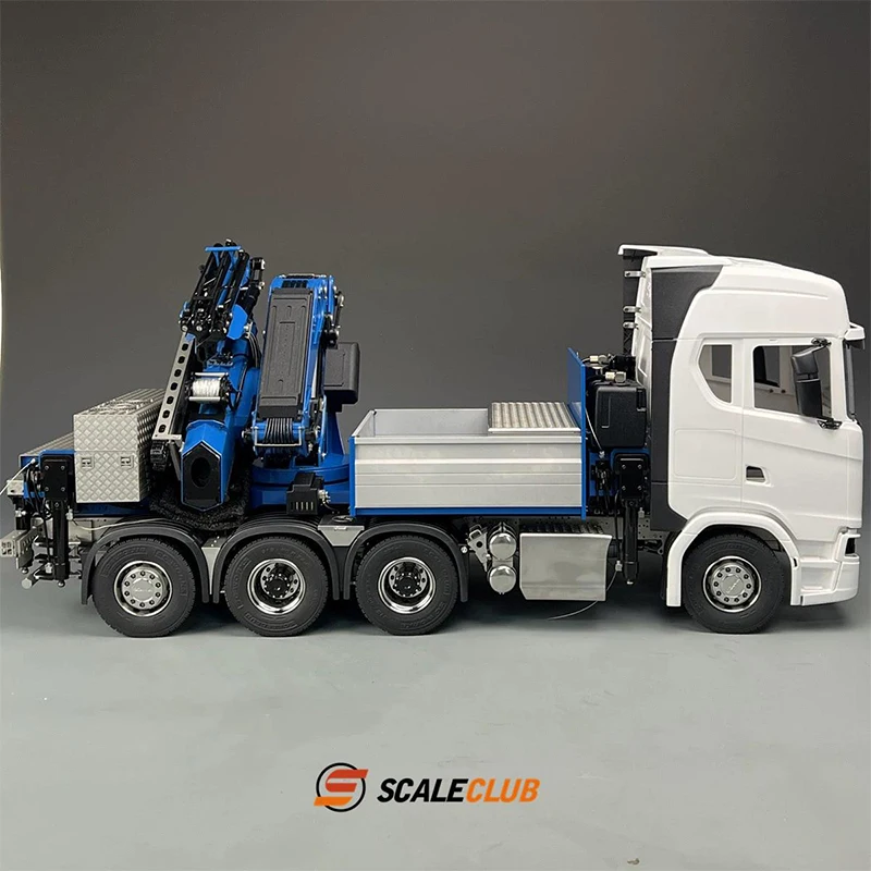 Model Scaleclub 1/14 TAMIYA 770S 8x8 pasma zmieniają się na F1650 z dźwigiem wiszącym