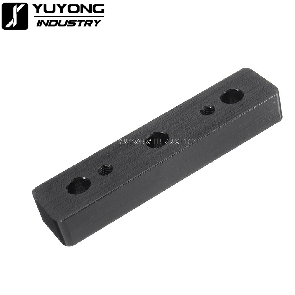 50pcs/lot precise black anodized Al6063-T6 v-slot spacer block on 20 series aluminum profile