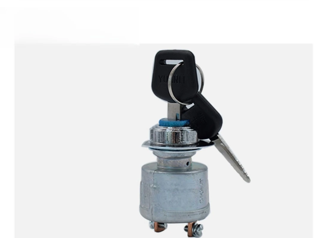JK404C‑1 Ignition Key Switch Lock Fit For Electric Stacker Pallet Truck Replacement Forklift Spare Repair Accessories