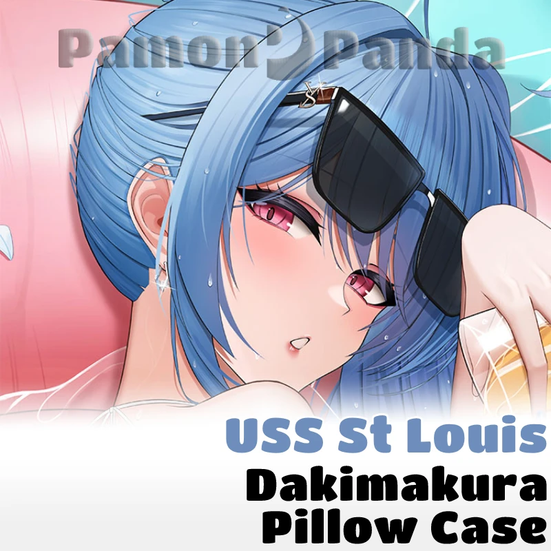 USS St Louis Dakimakura Azur Lane Game Full Body Pillow Case Sexy Hugging Cushion Cover Pillowcase Home Otaku Bedding Decor Gift