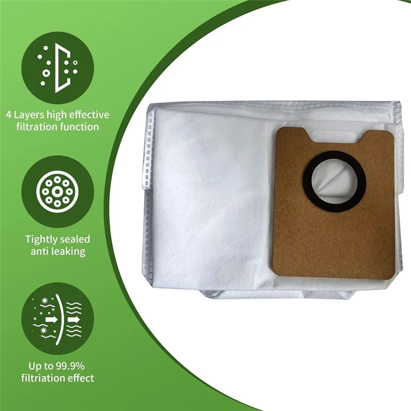 Stabile Staubbeutel für Ecovacs Y1 Pro/ Y1 Pro Plus Staubsauger Teile Ersatz Vlies Staubbeutel Müllbeutel