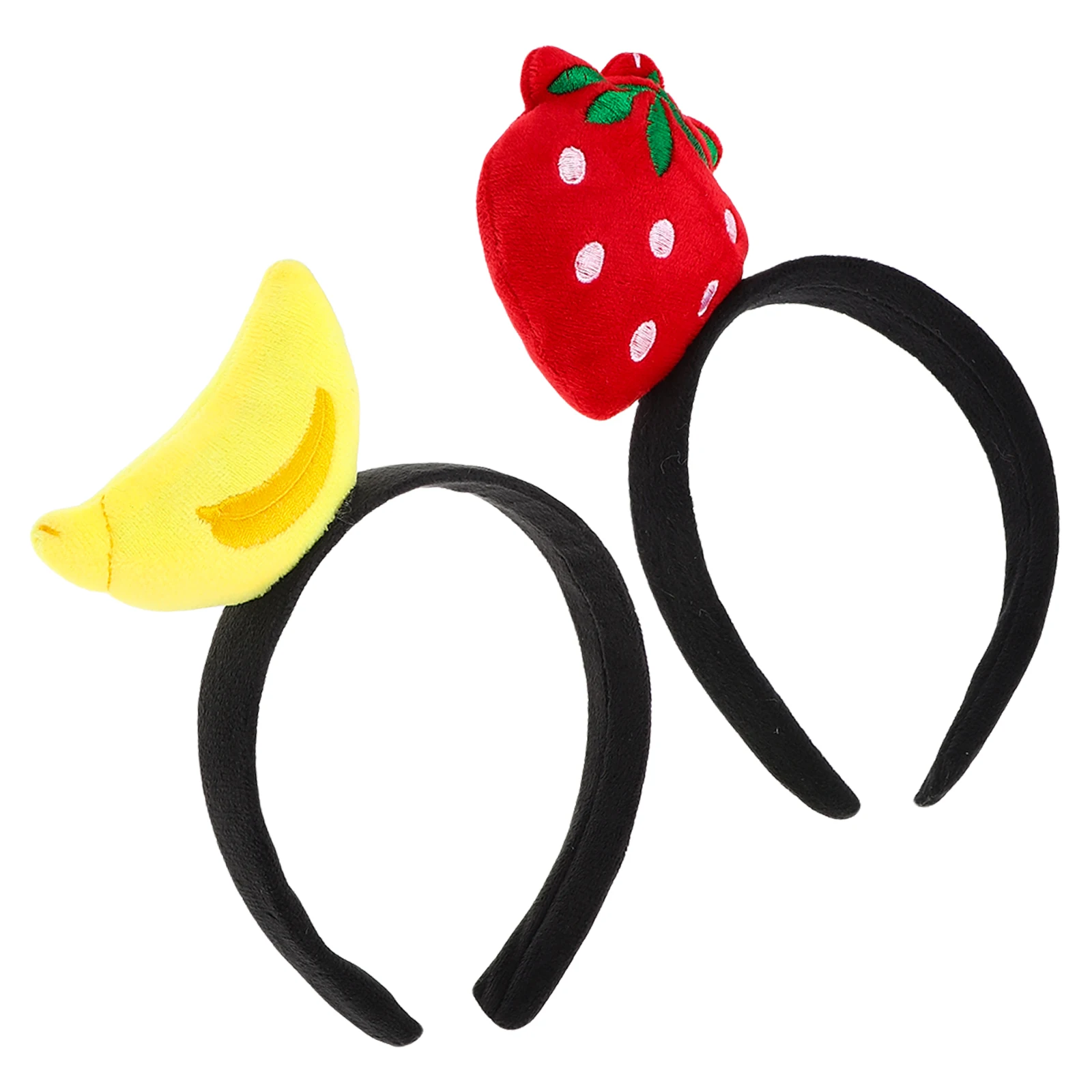 

2Pcs Fruit Headbands for Women Cartoon Hairband Cosplay Party Live Streaming Hair Accessory Hair Accessories
