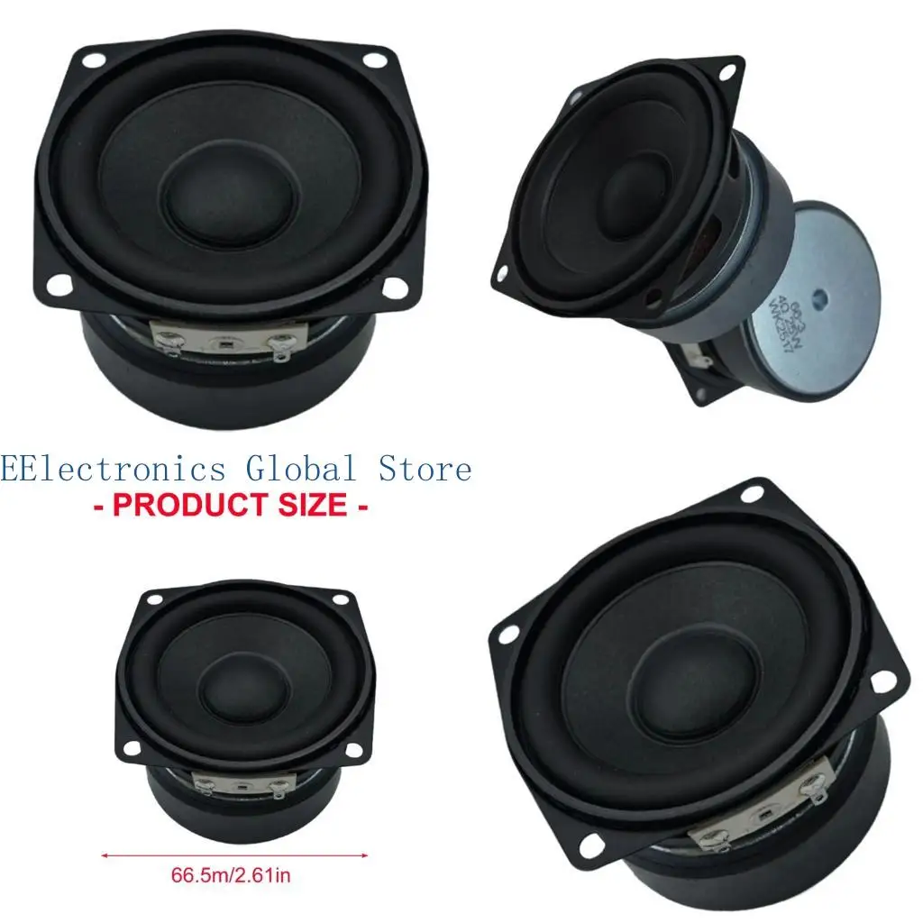 

462B NonPaper Cones 2.5inch 20 Voice Coils Speaker High Sensitivity Full Ranges Sound For Professional Sound Systems