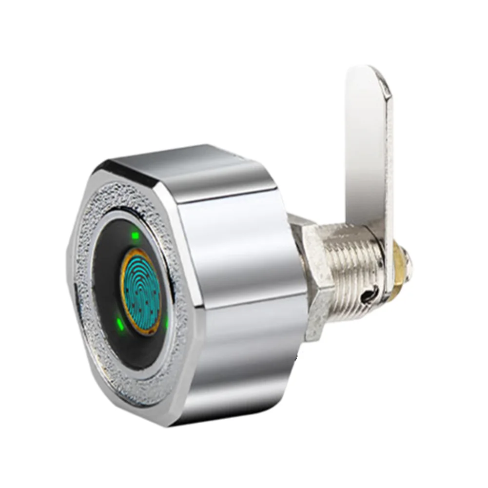 Secure Your Cabinets with a Biometric Fingerprint Drawer Lock 20mm Diameter Fast Unlocking for For home and Office Use