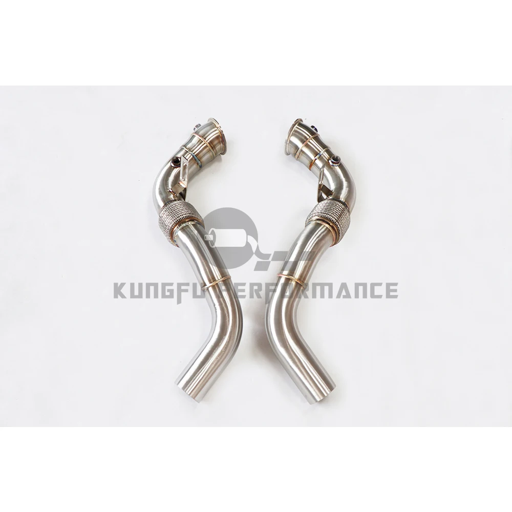 KUNGFU PERFORMANCE S63 Bajantes sin gato para V8 BMW F85 X5M F86 X6M 2015-2019 4.4T