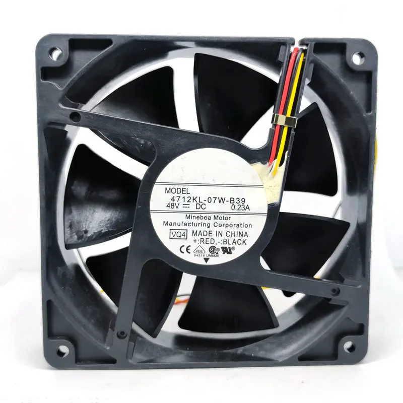 New 4712KL-07W-B49 B39 12032 120*32MM DC48V 0.30A 0.23A for Inverter Cooling Fan