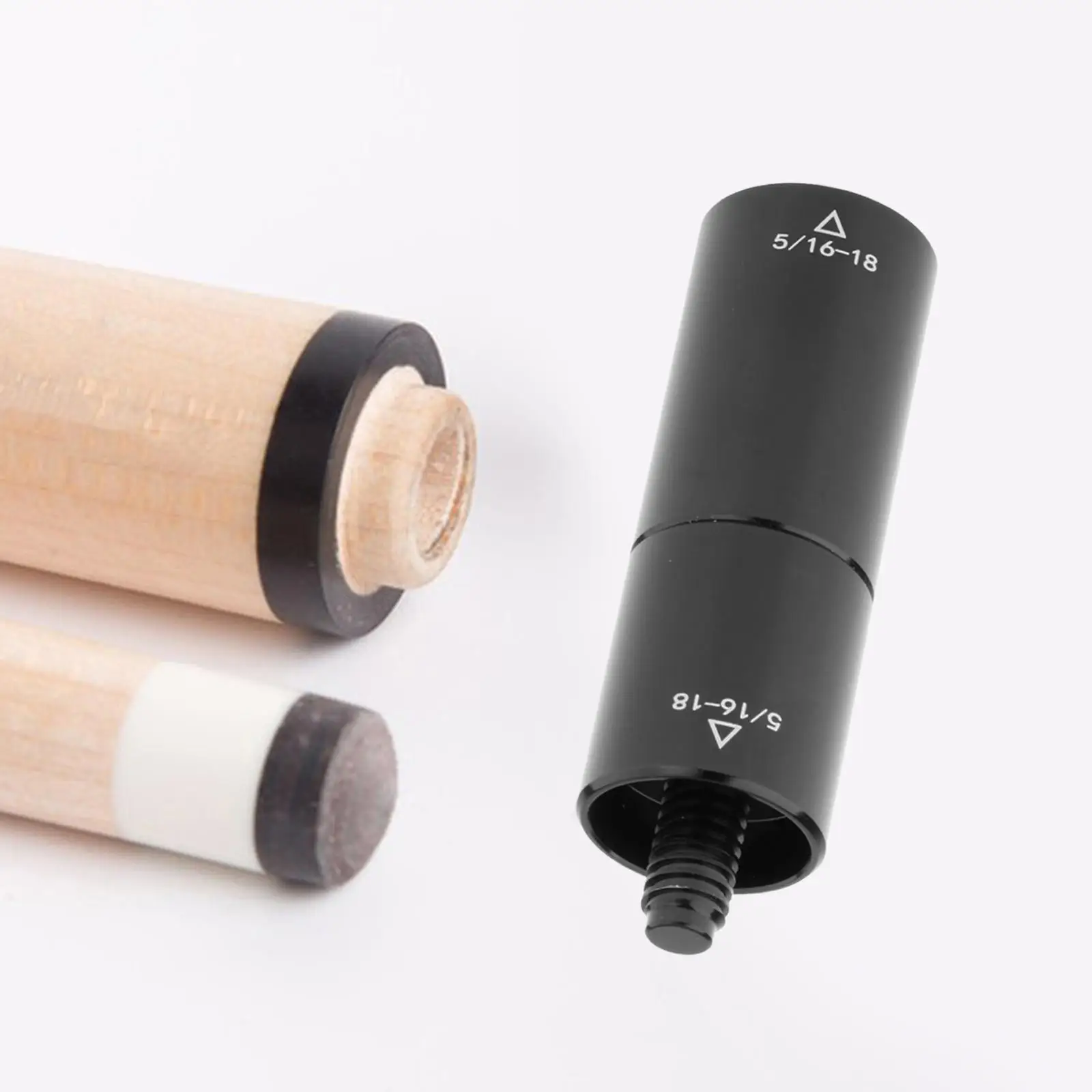 

Billiards Pool Cue Extension Billiard Snooker Cue Extension Middle Shaft Extender Adapter for Billiard Cues Sports Beginners