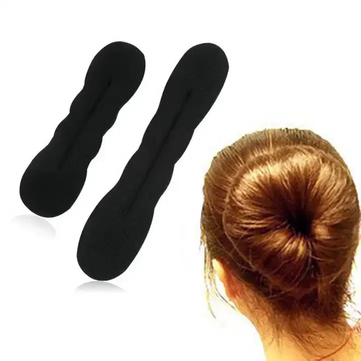 Beauty Black Foam Sponge Hair Bun Hair Band Tool Quick Messy Bun Head Wear Accessories Hair Sponge Twist