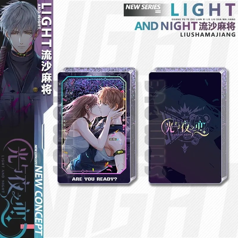 Anime Light and Night Osborn Evan Sariel Charlie Jesse Cosplay Acrylic card brick quadrel Decoration Ornament Quicksand mahjong