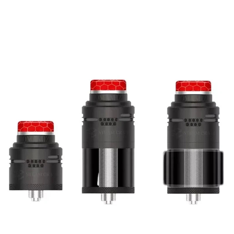 Original Steam Crave Aromamizer SUPREME V4 RDTA 25mm Single Dual Mesh Coil Adjustable Airflow Electronic Cigarettes Atomizer view 4