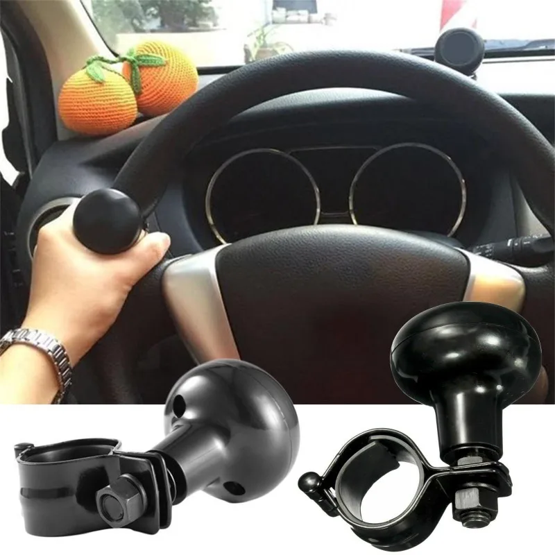 1pc truck heavy-duty vehicle anti slip steering wheel cover, reinforced grip protection, auxiliary ball universal