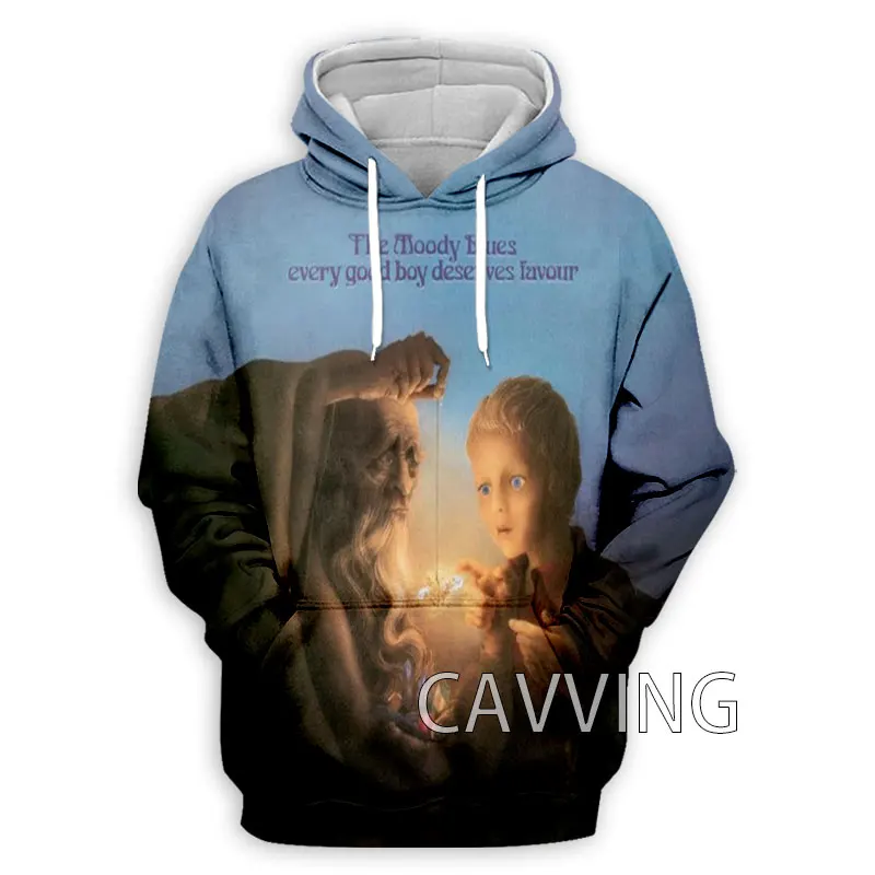 CAVVING 3D Printed  The Moody Blues Band  Hoodies Hooded Sweatshirts Harajuku  Tops Fashion Clothing for Women/men