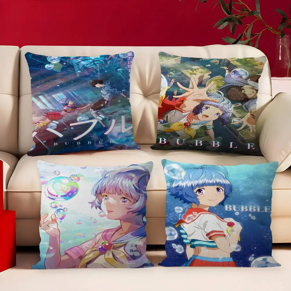 

Cool Anime BUBBLE Cushion Cover Polyester Sofa Cushions Decorative Throw Pillows Home Decoration Pillowcover