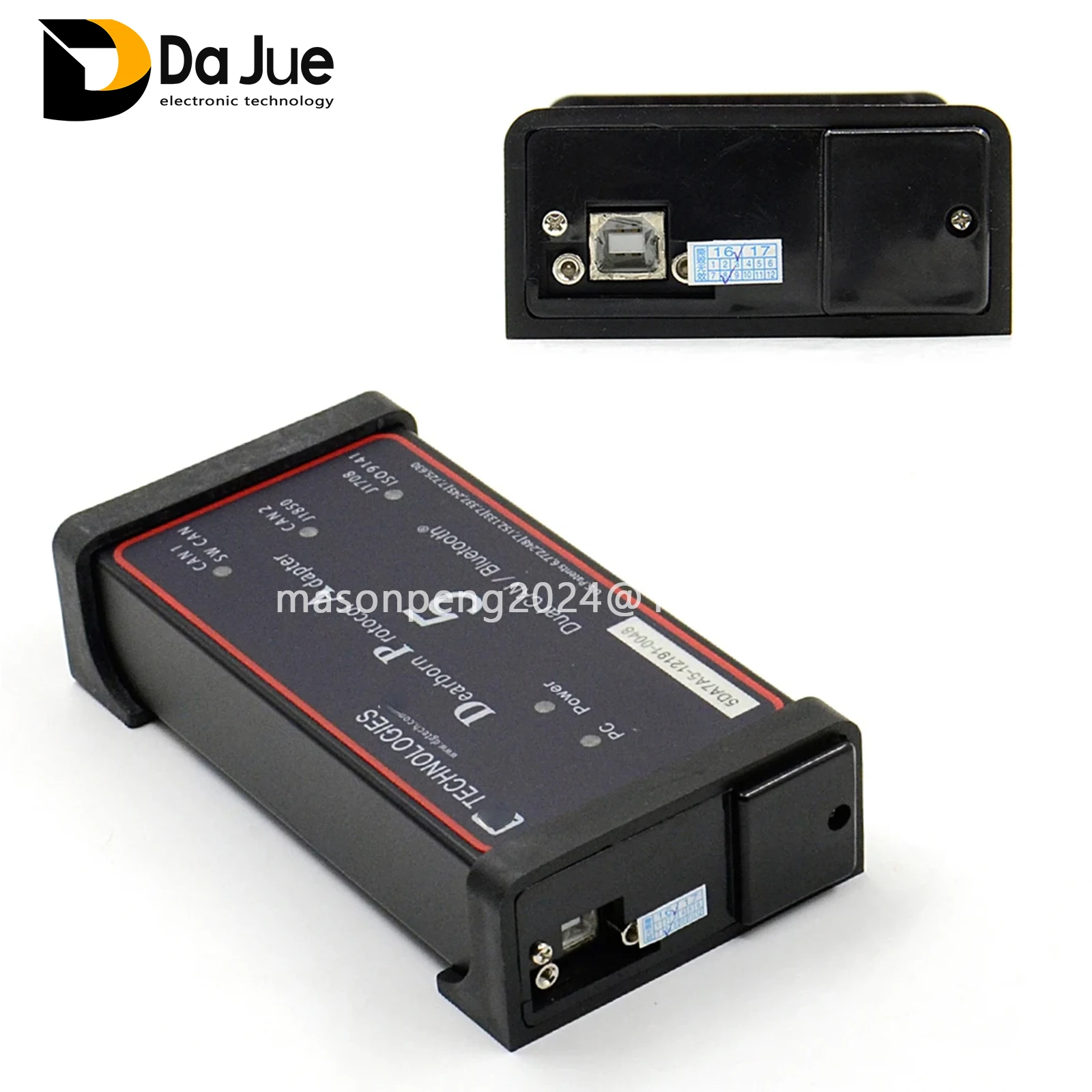 New BT/USB Dpa5 Dearborn Protocol Adapter 5 Heavy Duty Truck Scanner CN-h DPA 5 Works For Multi-brands Support Multi-language