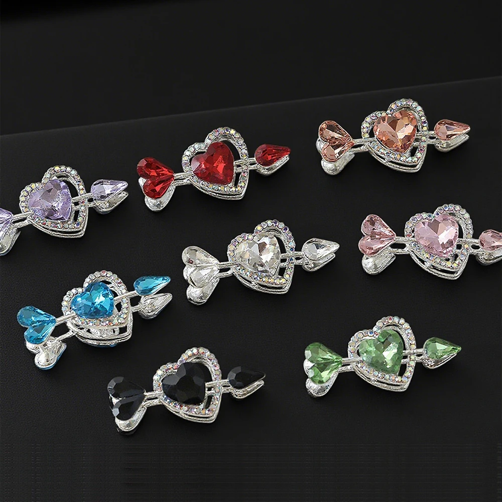 

Cordial Design 20Pcs 19*42MM Hand Made/DIY Fancy Bead/Rhinestone Effect/Jewelry Accessories/Heart Shape/Alloy Bead #19115