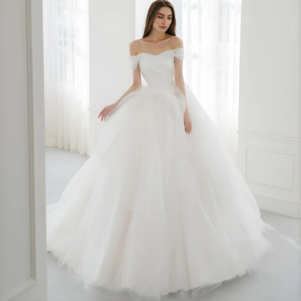 

ESBRIDE Princess Bride Dresses Women's Wedding Dress Customized Off Shoulder Wedding Dress New Luxury Wedding Dresses