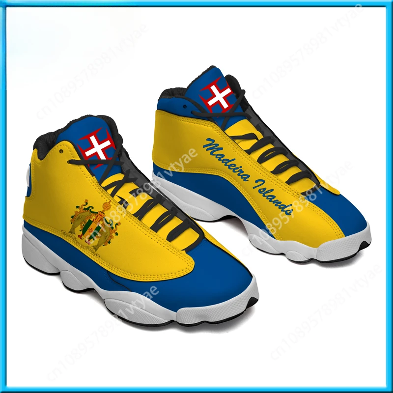 Zapatillas de deporte personalizadas con bandera de Marruecos, impresión a pedido, Norte de África, Argelia, Egipto, Arabia, Madeira