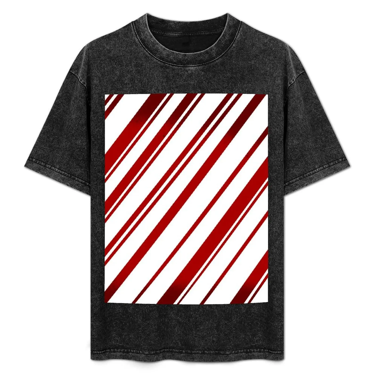 

Candy Cane Stripes T-Shirt Festival Party Tee Top