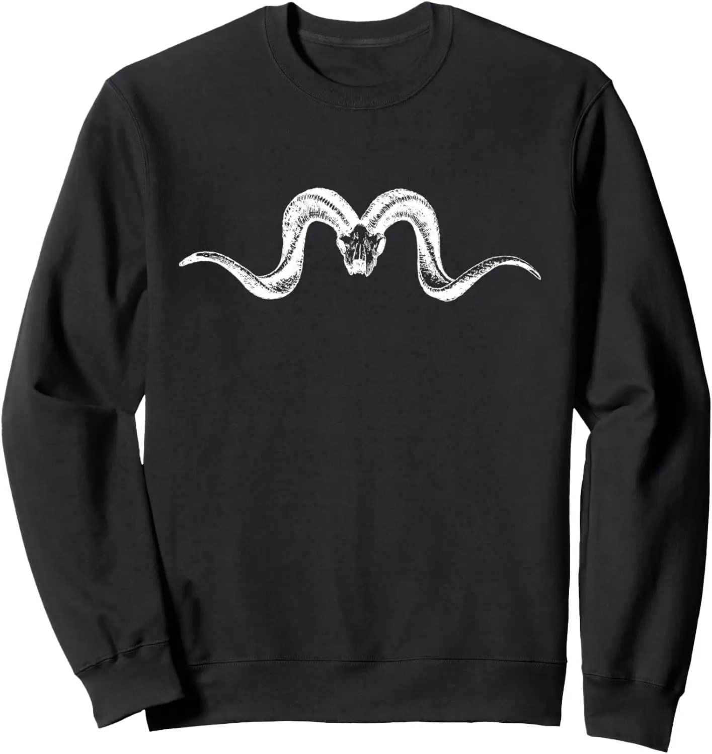 Vintage Ram Horns - Antler Skull Big Horn Sheep Sweatshirt