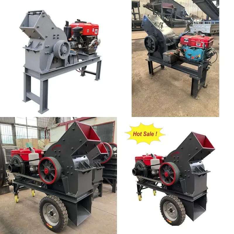 2026 CE XIANGLONG Small Hammer Crusher Machine with AC Motor Gravel Sand Coal Clay Gold Ore Mining High Productivity 20-30t/h