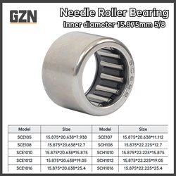 2PCS BA=SCE 105 107 108 1010 1012 1016 SCH=BCH 108 1010 1012 1016 Inch Needle Roller Bearing Inner Diameter 15.875 MM