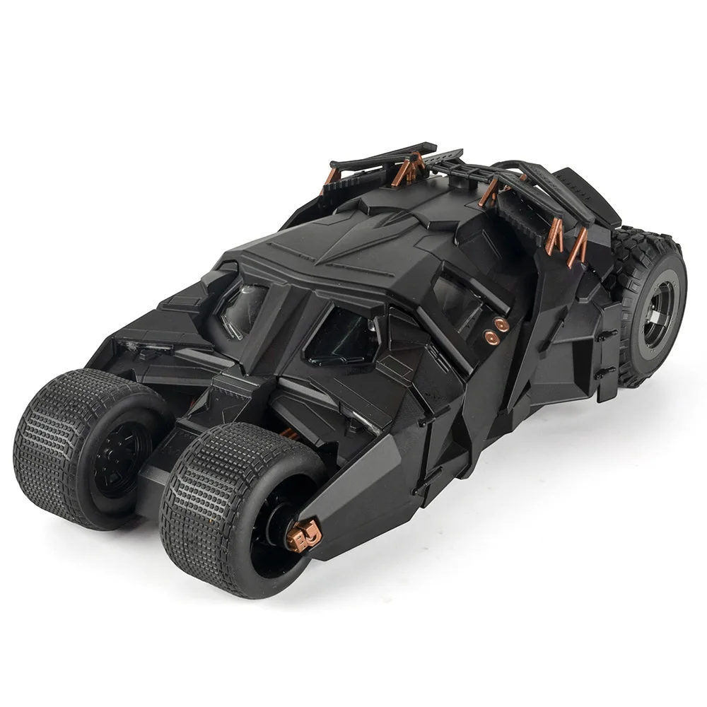 Voiture Miniature GTR en alliage de chauve-souris 1:24, jouet pour enfants, modèle d'absorption des chocs avec son et lumière, portes ouvertes, véhicule pour cadeau du petit ami