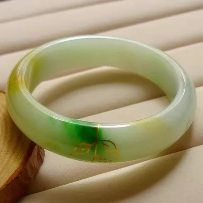 

zheru Jewelry Natural Burma Jade 54mm-62mm bracelet Exquisite Princess bracelet send girlfriend send mom