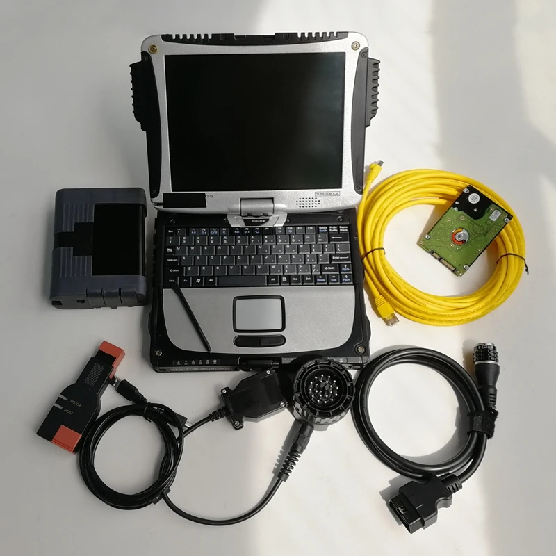 Latest Software V11.2024 d 4.49 ICOM CF19 4G Laptop Toughbook HDD Expert Mode Diagnostic Program Tool Ready to WORK