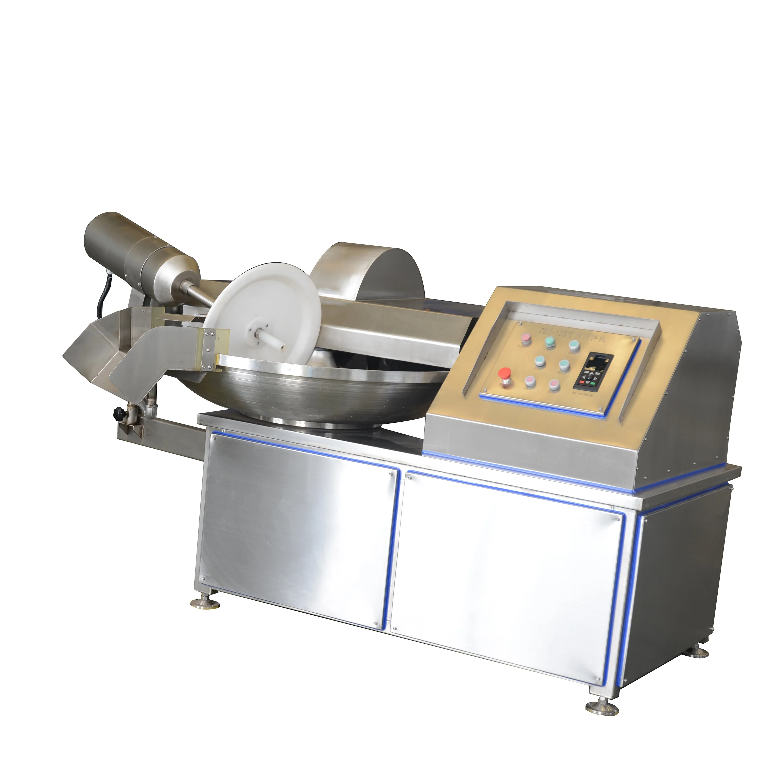 Meat Processing Machine Meat Bowl Cutter Machine 80l Vegetable Cutter Bowl