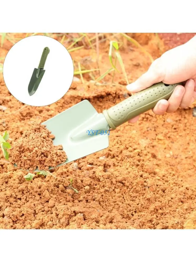 E15A Rust Resistant Gardening Shovel And Trowel For Flower Beds Vegetable Gardens Home Landscaping Projects Lightweight Design