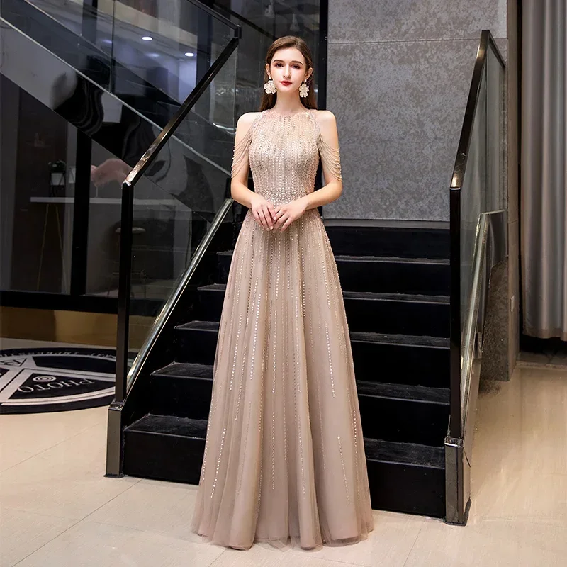 Elegant Party Dresses for Women Luxury Woman Evening Dress for Women Prom Gown Formal Long Suitable Request Occasion Customized