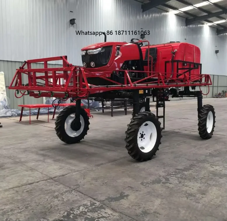 Farm Tractor Sprayer New Style 100 Horsepower Sprayer Agricultural Spray Machine Four Wheel  Fuel Large Scale