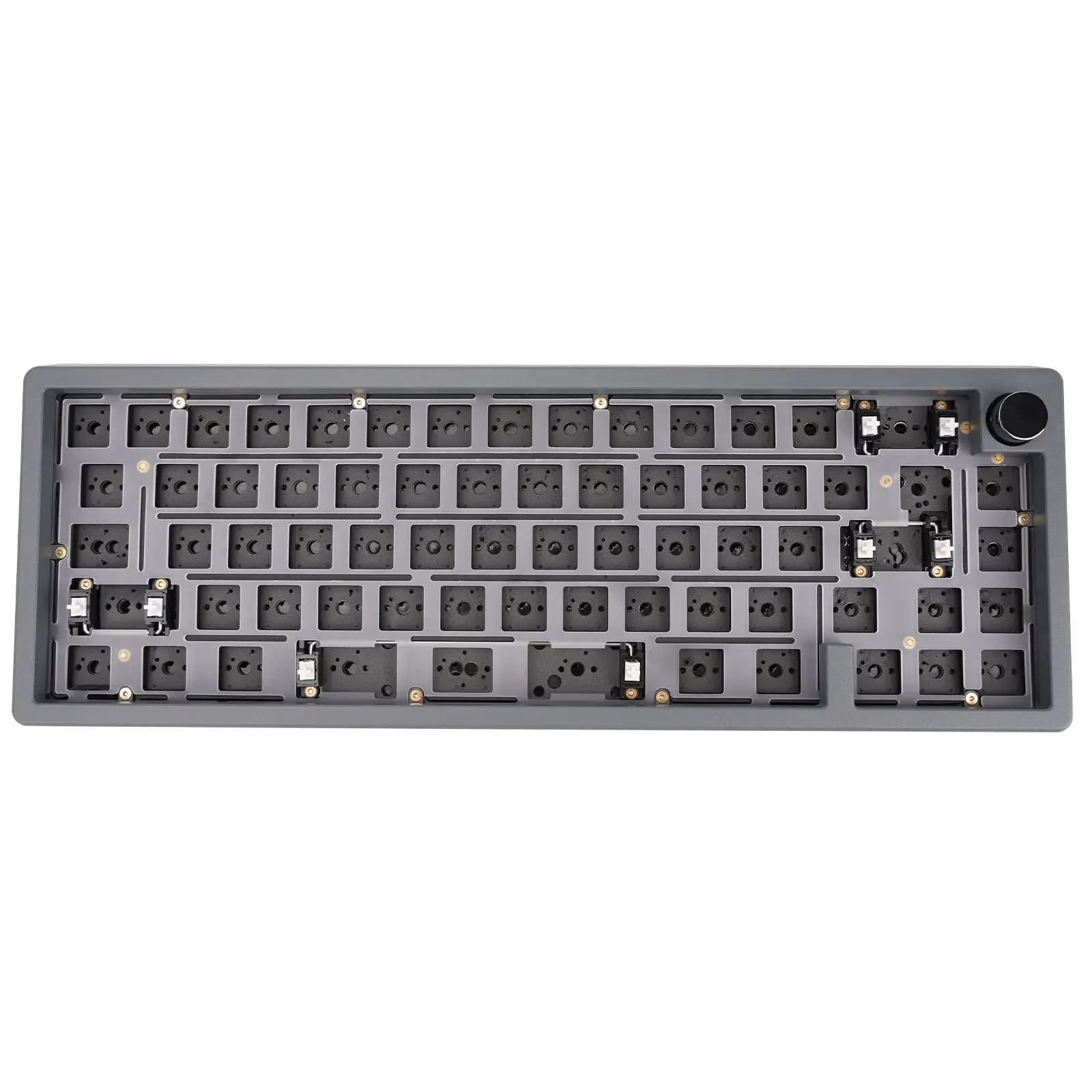 

'Custom Mechanical Keyboard Kit Full CNC Aluminium Case 65 Keys Dual Mode Wireless Keyboard