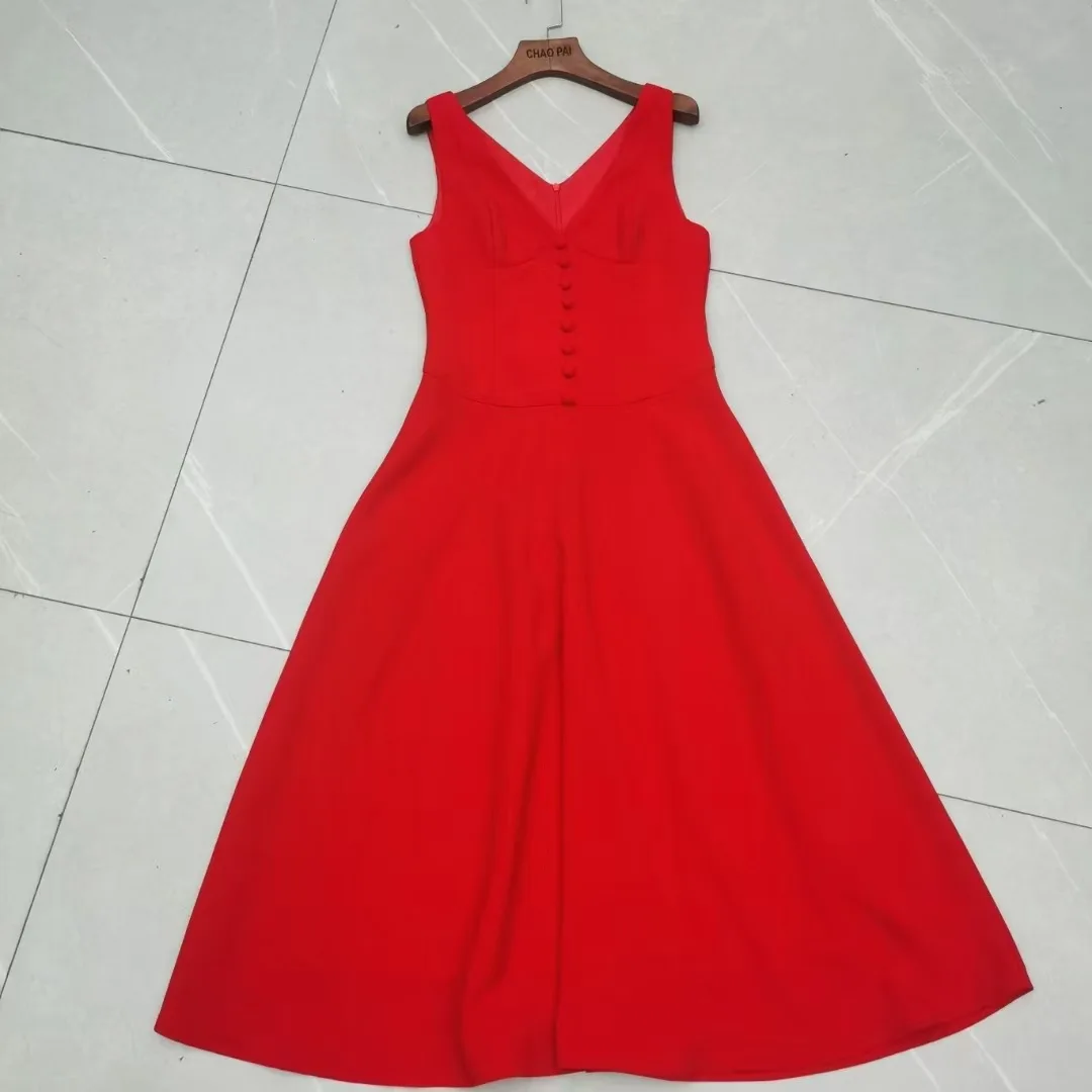 

Летнее новое стильное женственное модное ретро тонкое сексуальное темпераментное элегантное платье с открытой спиной-GZDL041