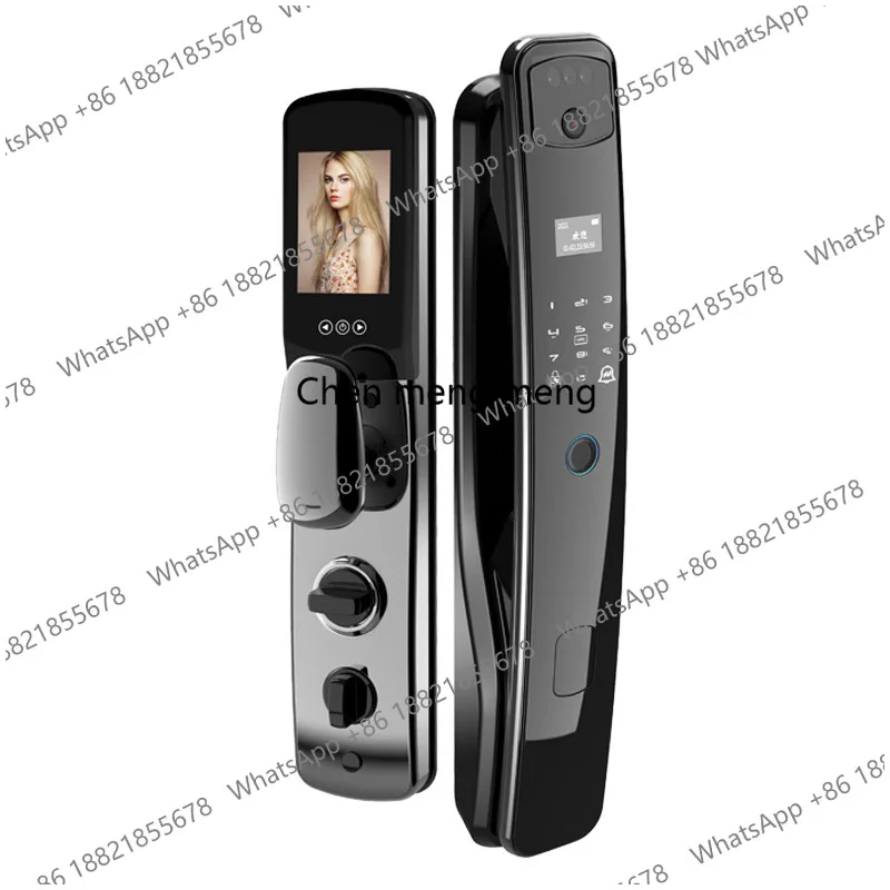 3D facial recognition smart lock automatic fingerprint home password electronic lock camera
