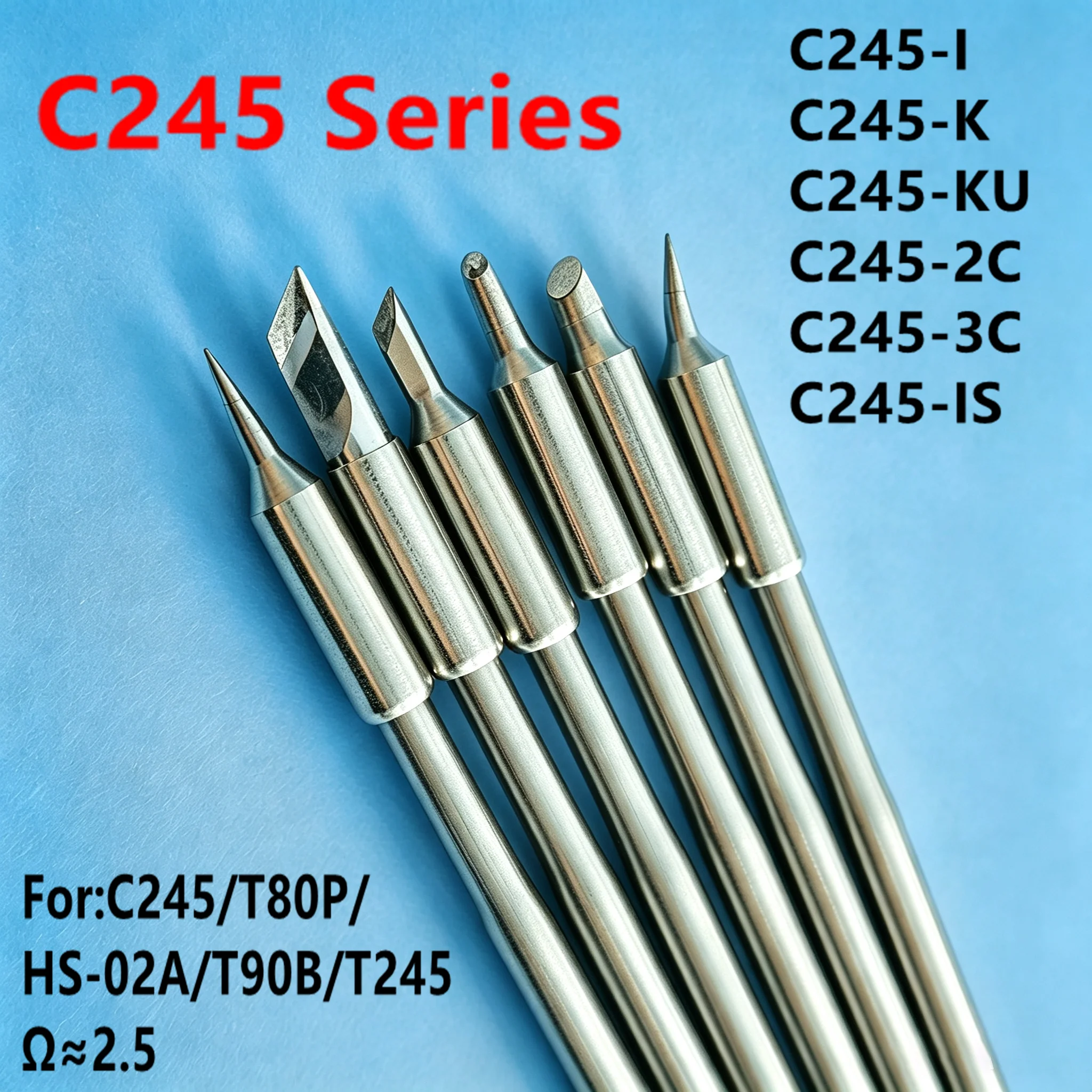 C245 Constant Temperature Soldering Iron Tips, Replacement Solder Tips for T245 JBC Rework Soldering Station